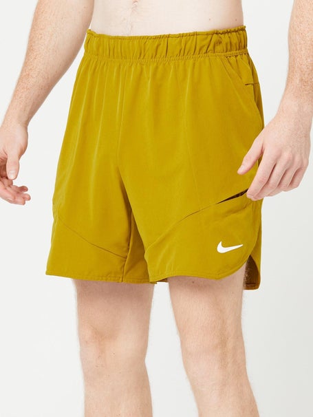 yellow nike running shorts