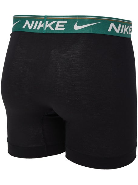 Nike Mens Ultra Comfort 3-Pack Boxer Brief - Bk/Gn/Bl