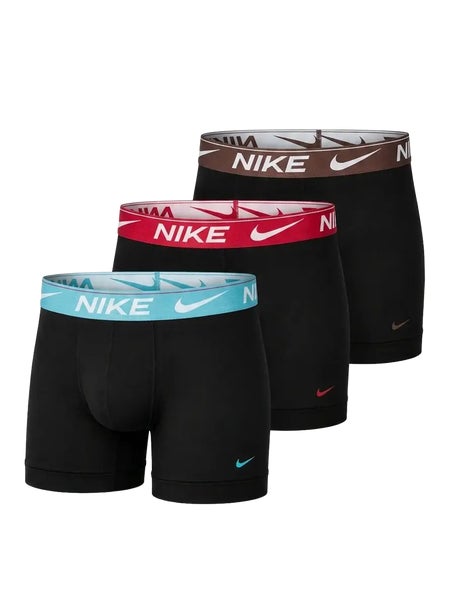 Lot de 3 Boxers Homme Nike Ultra Comfort Noir Rouge Vert