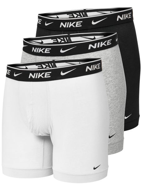 Nike 3Pk Trunk Evyd Cotton Mens Boxer Briefs Size XL, Color:  Black/White/Multi: Buy Online at Best Price in UAE 