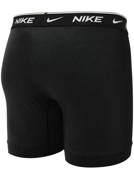 Nike Underwear Dri-FIT Essential Micro 3 Pack Boxer Briefs - Black/White