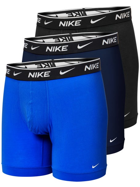 Nike 3-pack boxer shorts homme noir/bleu/lime - KUW