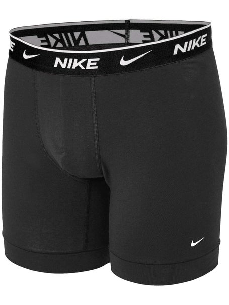 Nike Mens Cotton Stretch 3-Pack Boxer Brief - Bk/Or/Ye