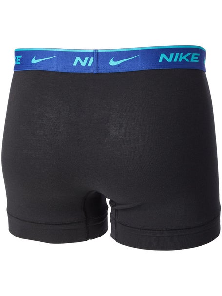 Nike Mens Cotton Stretch 3-Pack Trunk - Blue/Black