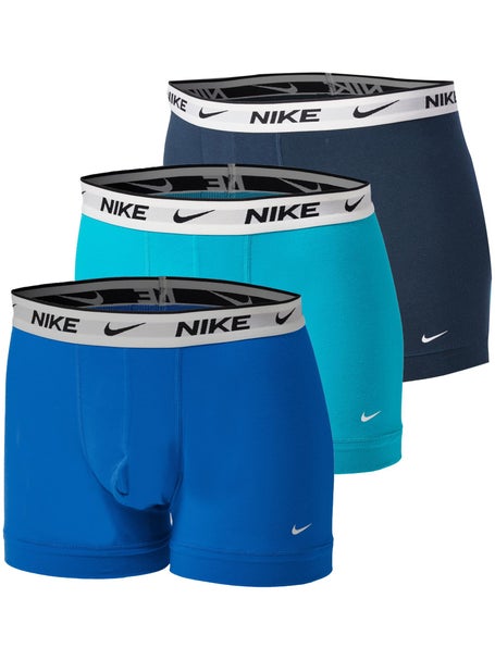 Nike Mens Cotton Stretch 3P Trunk - Navy/Blue