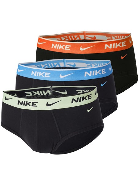 Nike Mens Cotton Stretch 3-Pack Brief - Yw/Pr/Bk