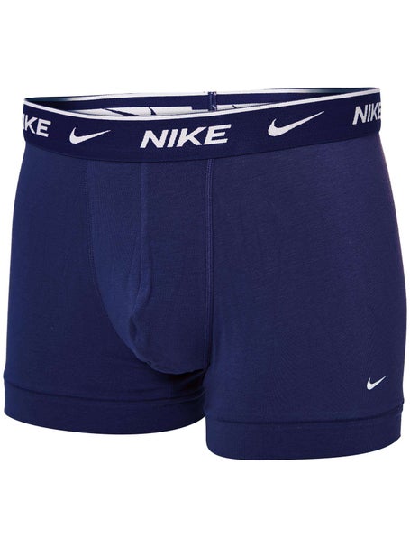Nike Herren Baumwoll Stretch Trunk 3er Pack Blau Marineblau Burgunderot
