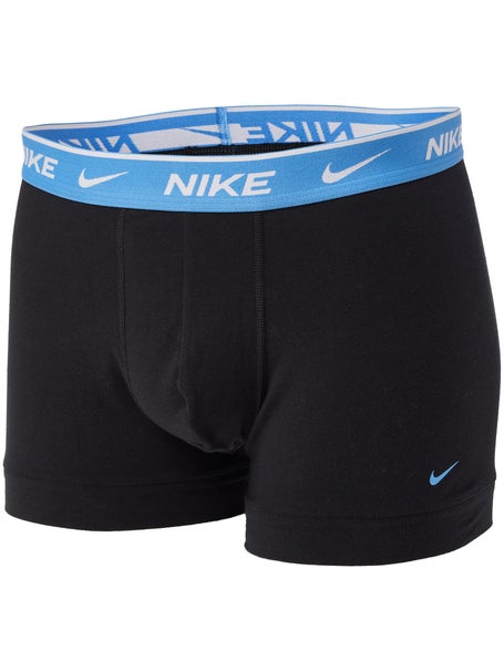 Nike Mens Cotton Stretch 3-Pack Trunk - Bk/Or/Bl
