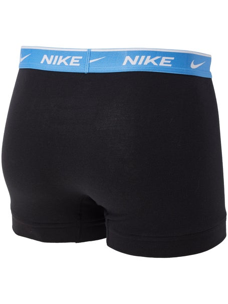 Nike Mens Cotton Stretch 3-Pack Trunk - Bk/Or/Bl