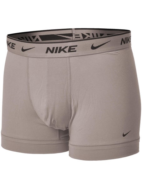 Nike Mens Cotton Stretch 3-Pack Trunk - Print/Brown/Re