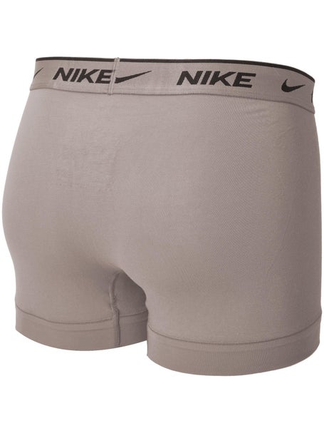 Nike Mens Cotton Stretch 3-Pack Trunk - Print/Brown/Re
