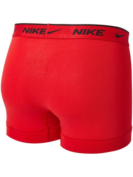 Nike Mens Cotton Stretch 3-Pack Trunk - Print/Brown/Re