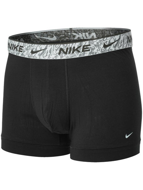 Nike Mens Cotton Stretch 3-Pack Trunk - Black/Grey