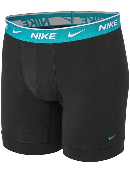 Nike Mens Cotton Stretch 3-Pack Boxer Brief - Black