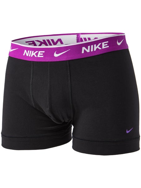 Calzoncillos hombre Nike Cotton Stretch - Pack 3 (Negro/Azul/Gris) | Tennis Warehouse