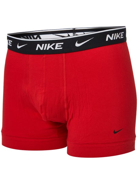 Ubicación Rayo Siete Calzoncillos hombre Nike Cotton Stretch - Pack de 3 (Rojo/Negro) | Tennis  Warehouse Europe