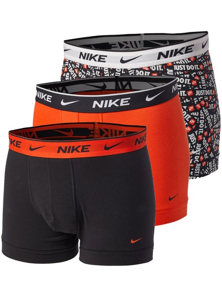 Nike EVERYDAY COTTON STRETCH TRUNK 3-PACK Black/Blue