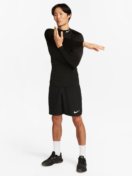 Nike Mens Dri-FIT Fitness Mock-Neck Longsleeve
