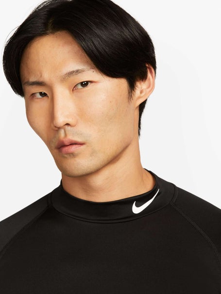 Nike Mens Dri-FIT Fitness Mock-Neck Longsleeve