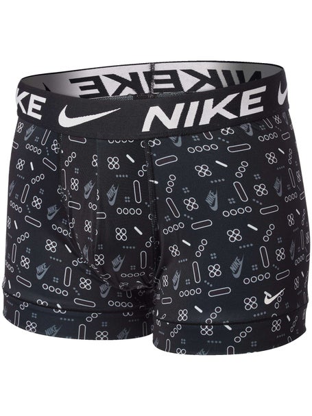Nike Mens Essential Micro 3-Pack Trunk - Print/Rd/Bk