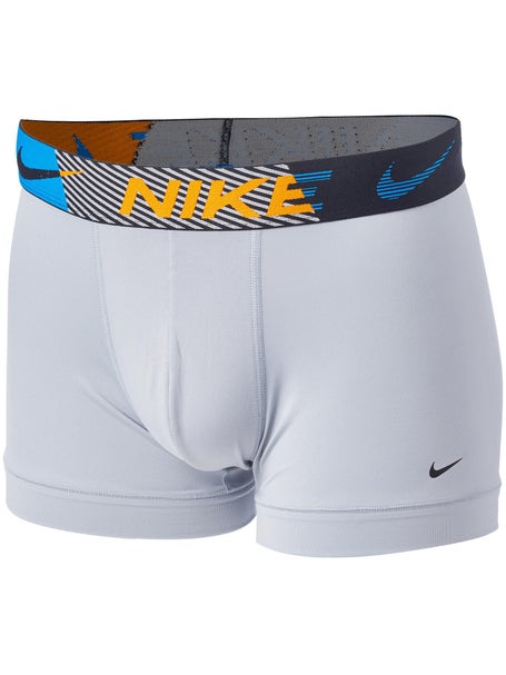 Nike Men's Essential Micro 3-Pack Trunk - Blue/Grey