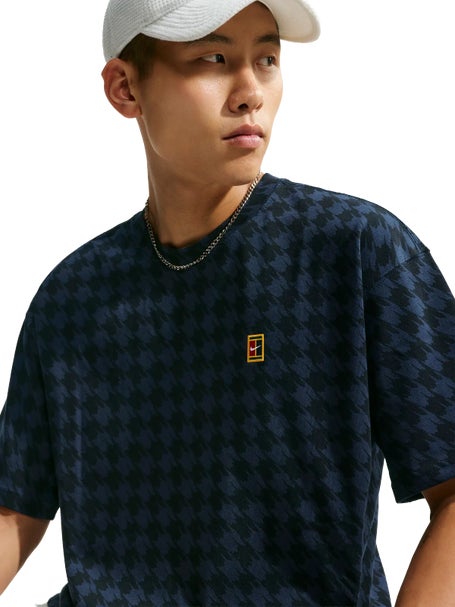 Nike Herren Herbst Houndstooth Pattern T Shirt