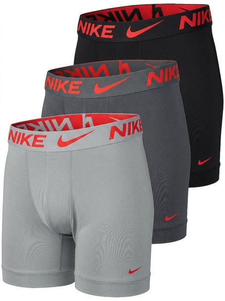 Nike Mens Essential Micro 3-Pack Trunk - Grey