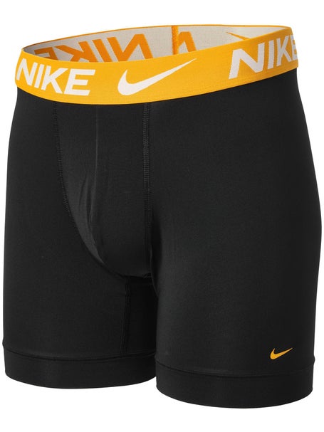 Nike Mens Essential Micro 3-Pack Trunk - Bk/Ye/Bl