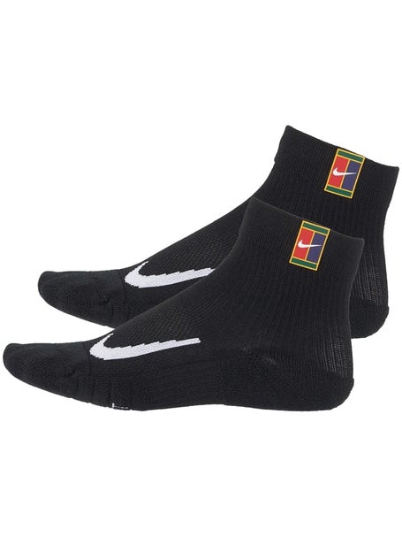 Nike Multiplier Max 2-Pack Ankle Socks Black | Total Padel