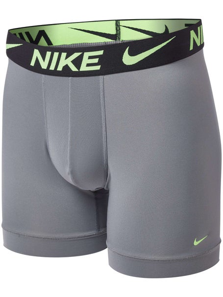 Nike Men's Essential Micro 3-Pack Boxer Brief - Bk/Lime