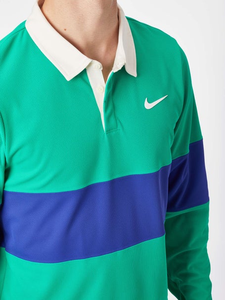 Nike Men's Paris Slam Advantage Longsleeve Polo Tennis Warehouse