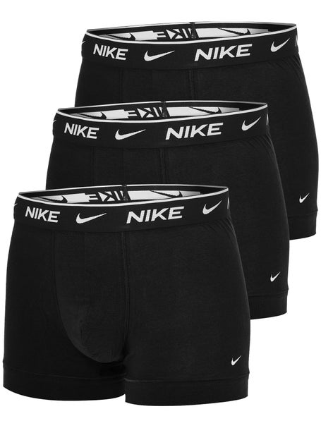 3 Boxers Nike Homme Microfibre Noir