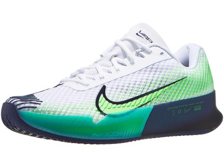Nike Zoom Vapor 11 Clay White/Green/Navy Men's Shoes | Tennis Warehouse  Europe