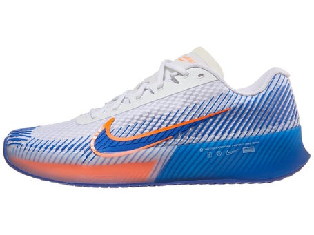 Nike Zoom Vapor 11 HC\White/Royal/Crimson Mens Shoes