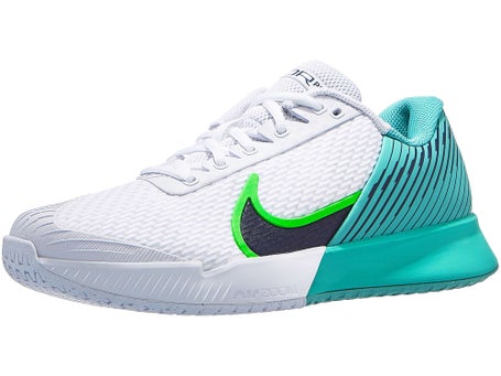 Nike Zoom Vapor Pro 2 Clay Mens Tennis Shoe - Washed Teal/Green Strike/Deep Jungle Size 12