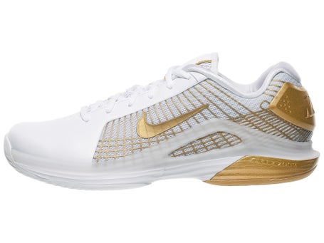 Nike Zoom Vapor 12 Hypersmash HC\Wh/Gold/Pl Mens Shoes