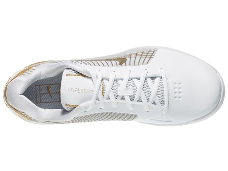 Nike Zoom Vapor 12 Hypersmash HC\Wh/Gold/Pl Mens Shoes