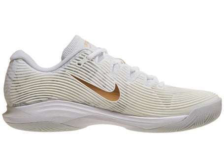 Nike Zoom Vapor 12 Magnolia HC\Wh/Gold/Pl Mens Shoes