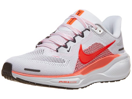 Nike Pegasus 41\Womens Shoes\White/Bright Crimson-Red