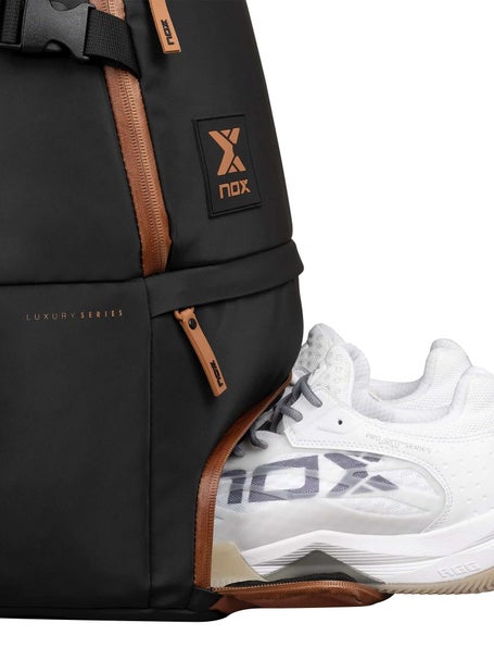 Nox Luxury Open Series Padel Backpack Bag Black/Brown