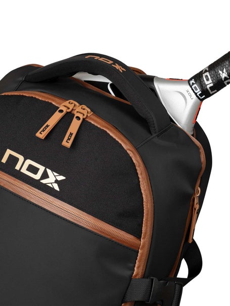 Nox Luxury Open Series Padel Backpack Bag Black/Brown