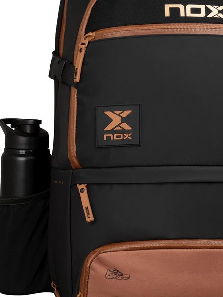 Nox Luxury Open Series Padel Backpack Bag Black/Brown