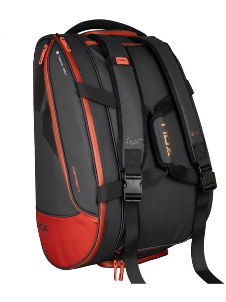 Nox Luxury Open Series Padel Schlägertasche Schwarz Rot