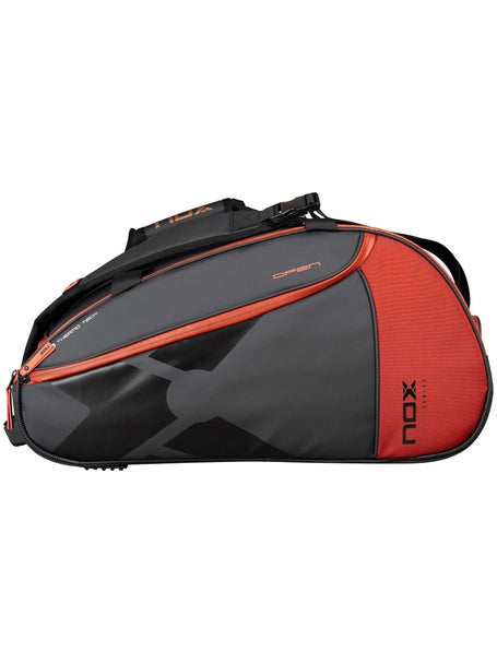 Nox Luxury Open Series Padel Schlägertasche Schwarz Rot