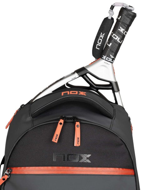 Mochila de pádel Nox Luxury Open Series Negro Rojo