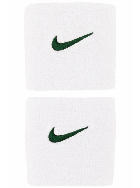 Nike Premier Singlewide Wristbands White/Green