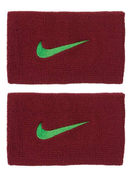 Nike Premier DW Wristbands Sinner Burgundy/Green