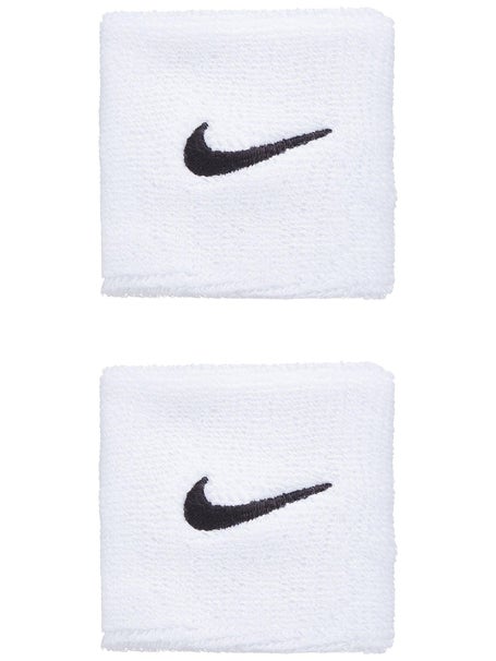 Nike Swoosh Singlewide Wristbands White