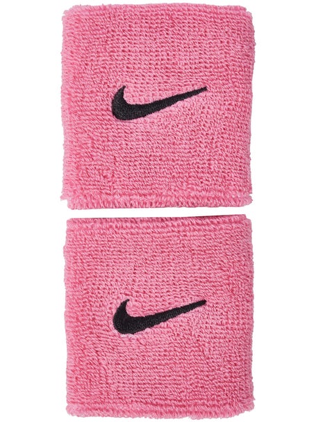 Nike Swoosh Singlewide Wristbands Pink
