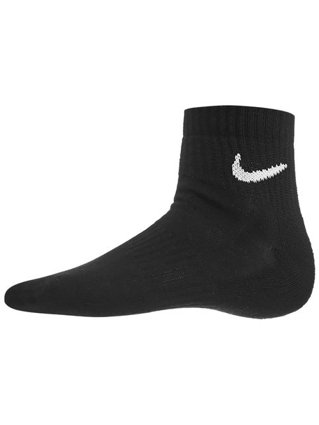 Nike Everyday Cushion Quarter 3-Pack Black Socks